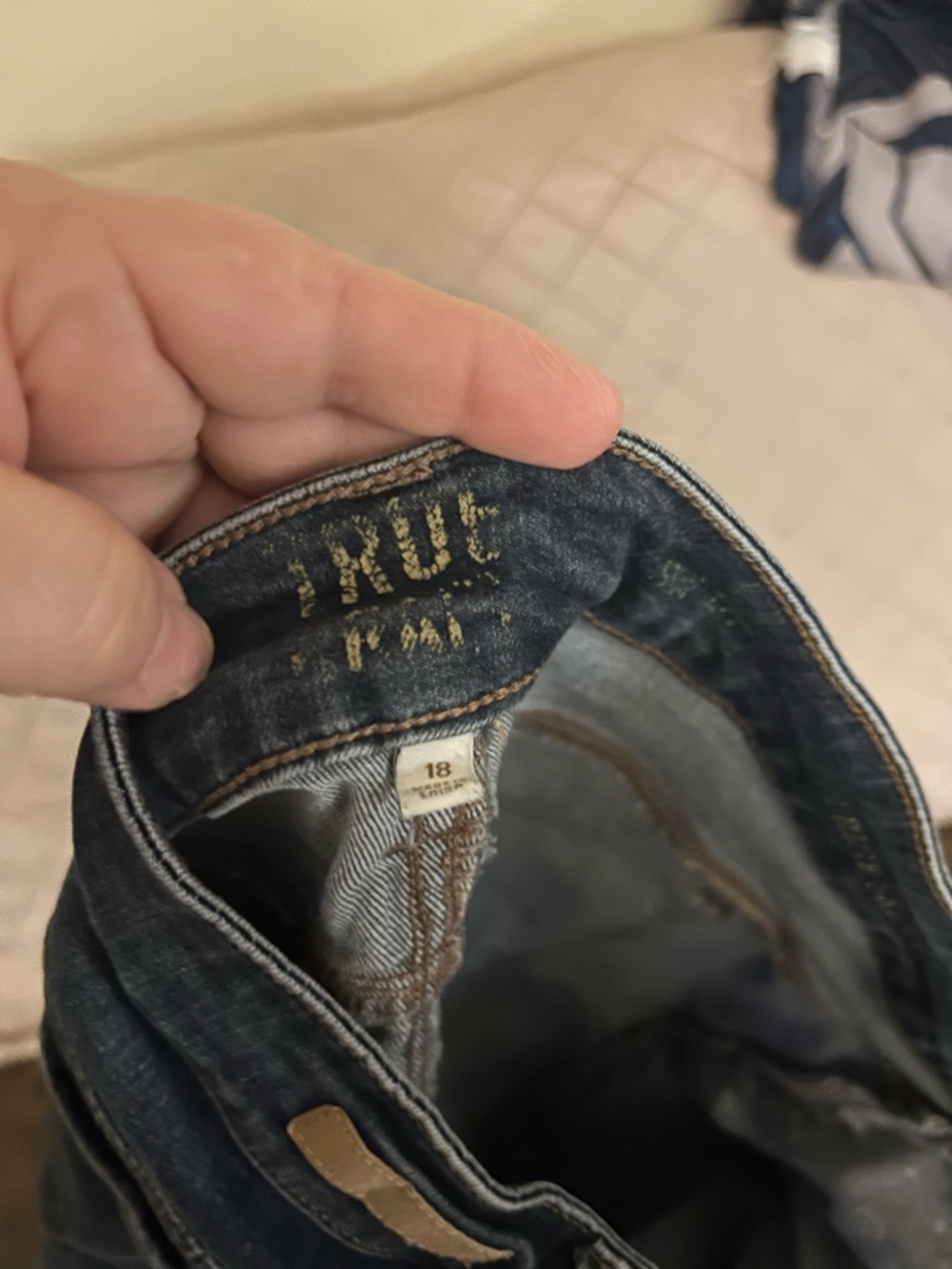 True Craft Women's Skinny Jeans - Dark Blue Denim